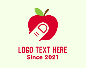 Mini Market - Red Apple Touch logo design