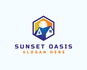 Sun Roof Real Estate logo design