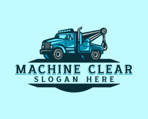 Pickup Truck - Tow Truck Mover logo design