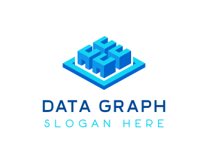 Cube Data Storage logo design