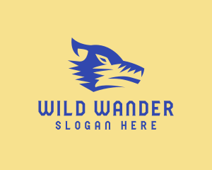 Wild Wolf Animal logo design