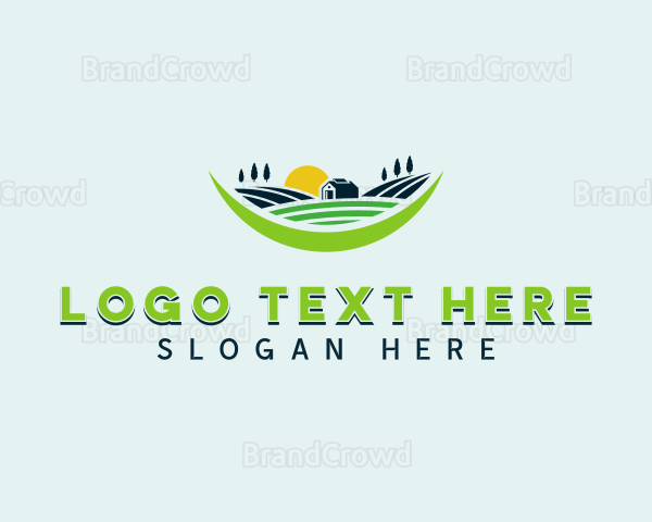 Lawn Field Landscaping Logo