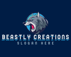 Wolf Beast Gaming logo design