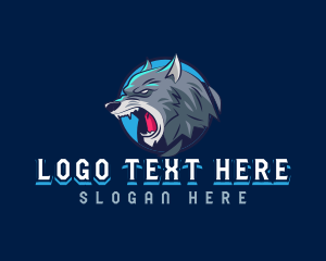 Fierce - Wolf Beast Gaming logo design