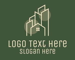Residence - City Village Real Estate logo design