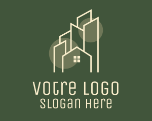 Structure - City Village Real Estate logo design
