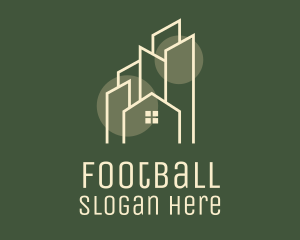 Suburban - City Village Real Estate logo design