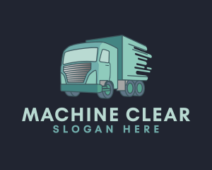 Highway - Truck Moving Logistics logo design