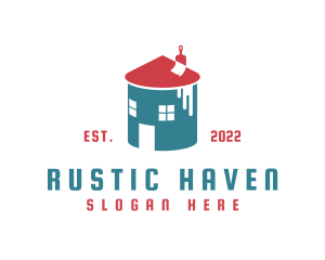 House - Handyman Home Painter logo design
