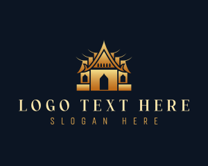 Heritage - Architecture Shrine Temple logo design