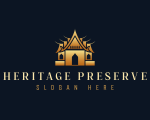 Architecture Shrine Temple logo design