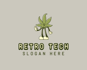 Playful Hemp Marijuana logo design