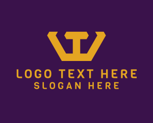 Golden - Luxury Crown Letter W  Brand logo design