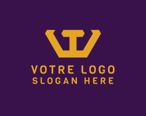 Wealth - Luxury Crown Letter W  Brand logo design