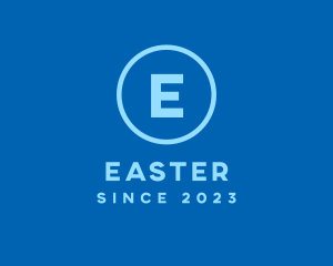 Ecommerce - Blue Circle Lettermark logo design