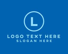 Blue Circle Lettermark