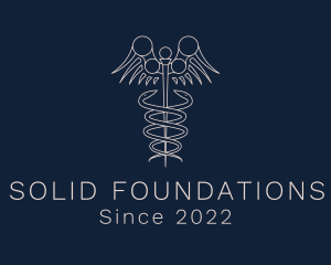 Anesthesiologist - Medical Orthopedic Caduceus logo design