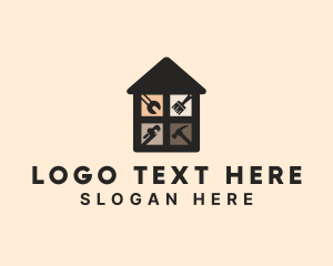 House - House Builder Tools logo design