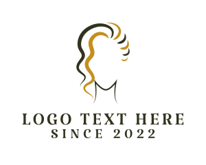 Model - Luxury Beauty Hair Salon logo design