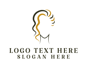 Luxury Beauty Hair Salon Logo