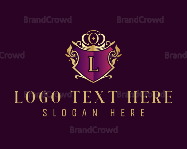 Luxury Crown Crest Logo