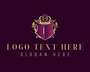 Heraldry - Luxury Crown Crest logo design