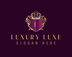 Luxury Crown Crest logo design