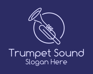 Trumpet - Trumpet Monoline logo design