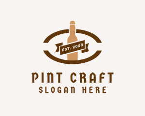 Pint - Beer Tavern Pub logo design