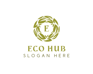 Eco Herbal Wellness logo design