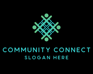 Outreach - Human Network Group logo design