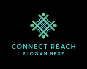 Outreach - Human Network Group logo design