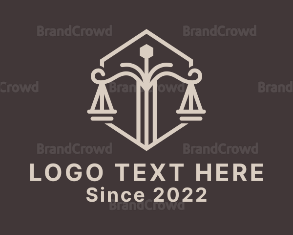 Judge Scale Lawyer Logo