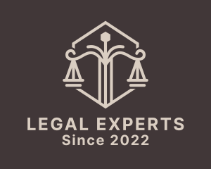 Lawyer - Judge Scale Lawyer logo design