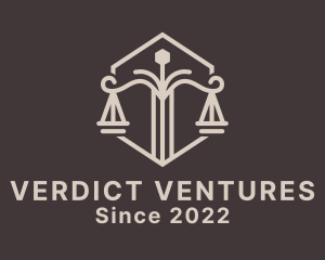 Judge - Judge Scale Lawyer logo design