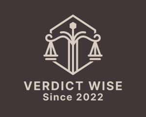 Judge - Judge Scale Lawyer logo design