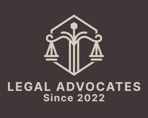 Lawyer - Judge Scale Lawyer logo design
