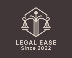 Lawyer - Judge Scale Lawyer logo design