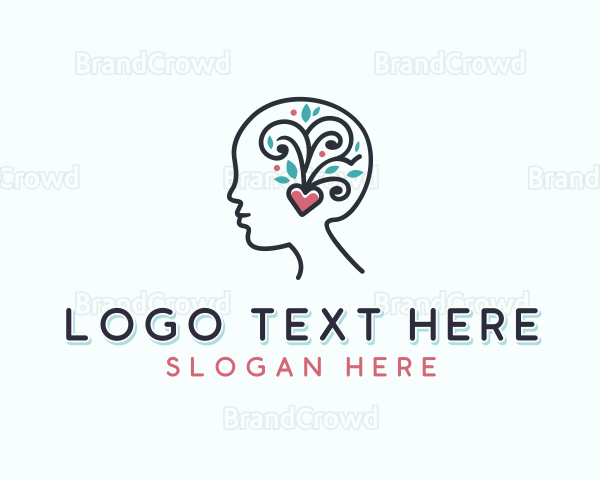 Mental Health Wellness Logo