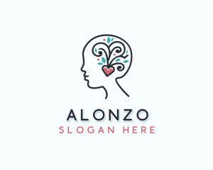 Mental Health Wellness logo design