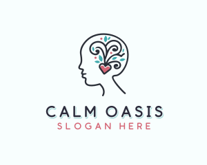 Mindfulness - Mental Health Wellness logo design