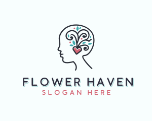 Mental Health Wellness logo design