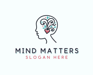 Psychologist - Mental Health Wellness logo design