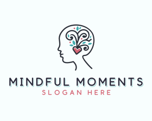 Mental - Mental Health Wellness logo design