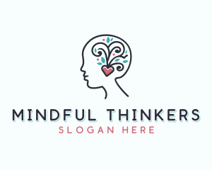 Mental Health Wellness logo design