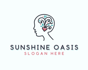 Mental Health Wellness logo design