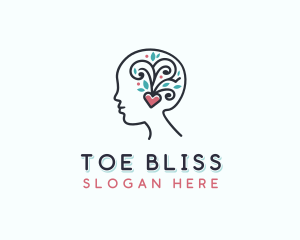 Mental Health Wellness logo design