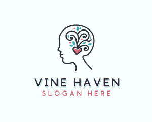 Mental Health Wellness logo design