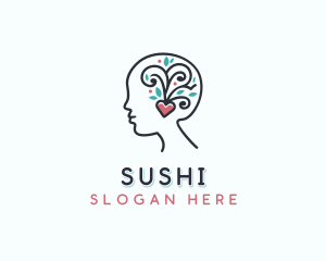 Mental Health Wellness logo design