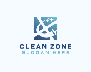 Sanitary - Sanitary Squeegee Cleaner logo design